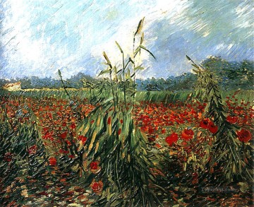 Espigas de trigo verdes Vincent van Gogh Pinturas al óleo